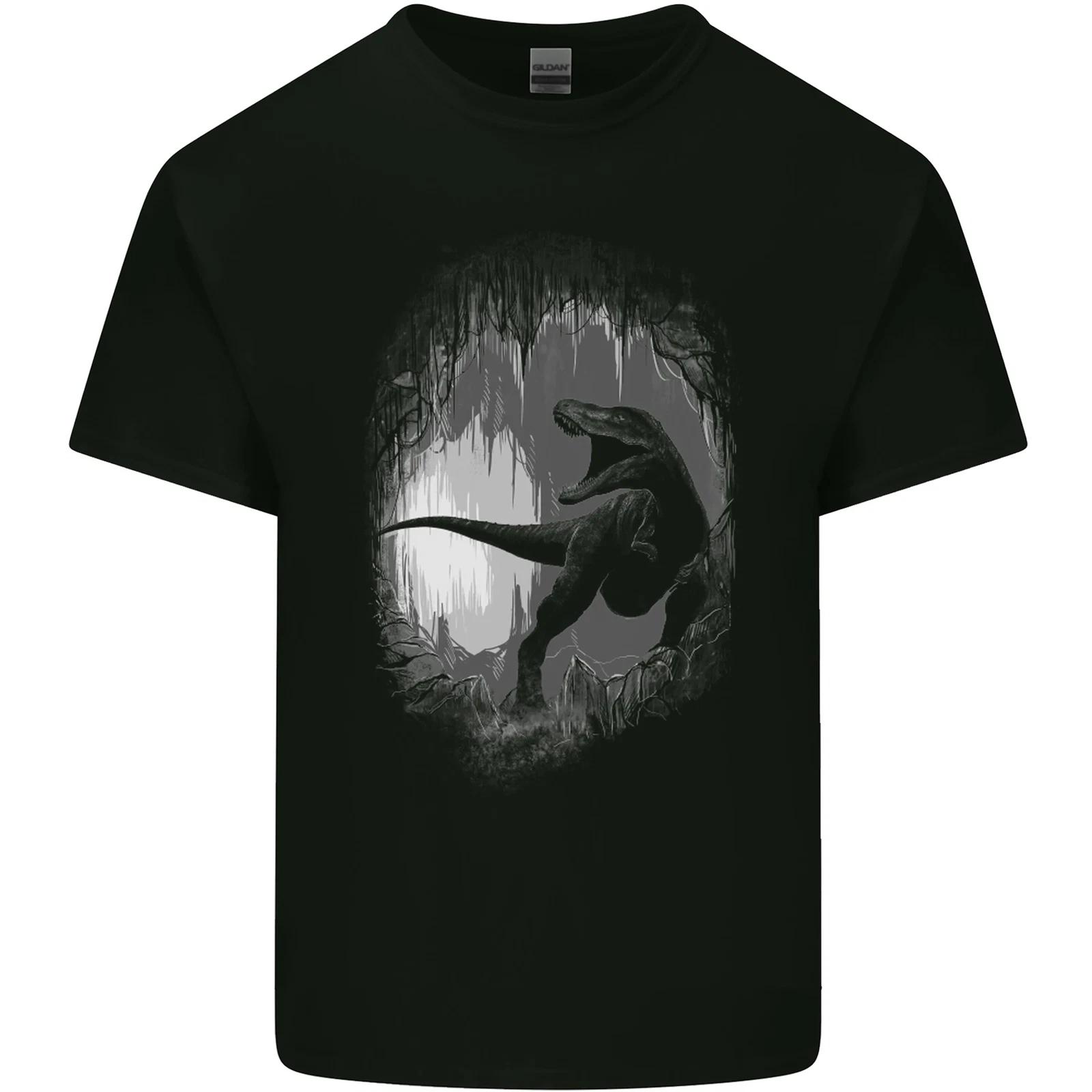 Dinosaur Cave T-Rex Kids T-Shirt Childrens XL