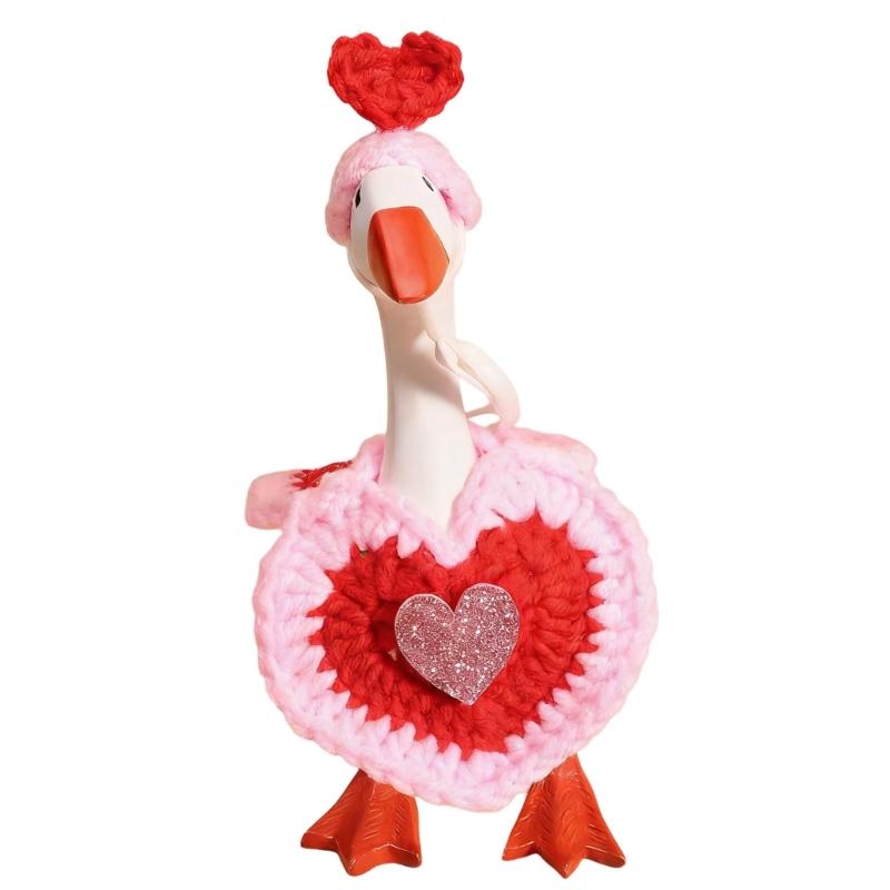 User Friendly Polyester Mini Geese Holiday Ornament for Festival Decoration Long Time Easy Party Fun Family Bondings