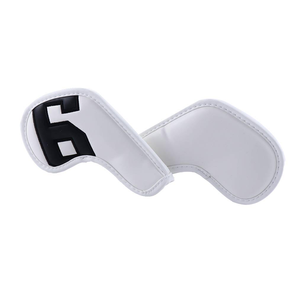 Covers PU Leather Protective Cover Golf Iron Covers Golf Wedge Cover Golf Club Head Covers