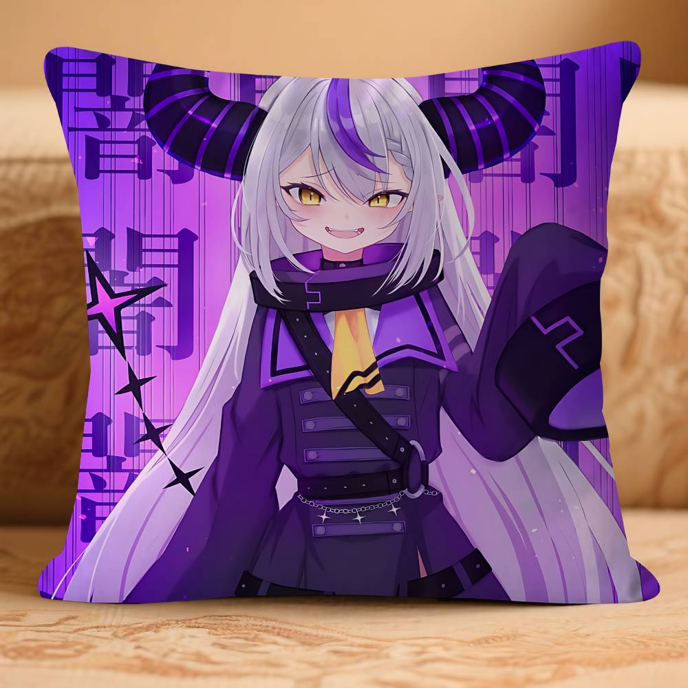 Hololive L-a D-Darknesss Pillow Case Removable Washable Cushion Cover – All-Season Soft Linen