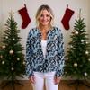 Women'S  Sweater Cute Fun Printing Sweater Fall And Winter Long Sleeve Knitted Sweater
