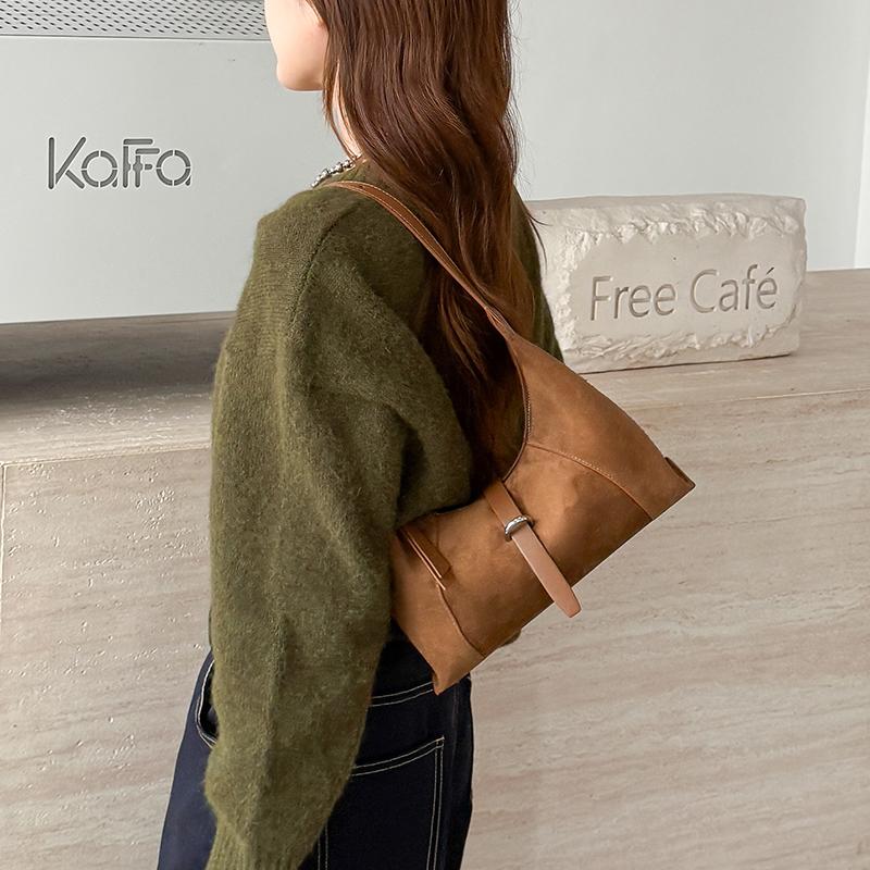 Ladies' Suede Handbag Designer Style Fashiable and Elegant Crossbody Bag High-quality Cowhide Suitable for Commuting To Work