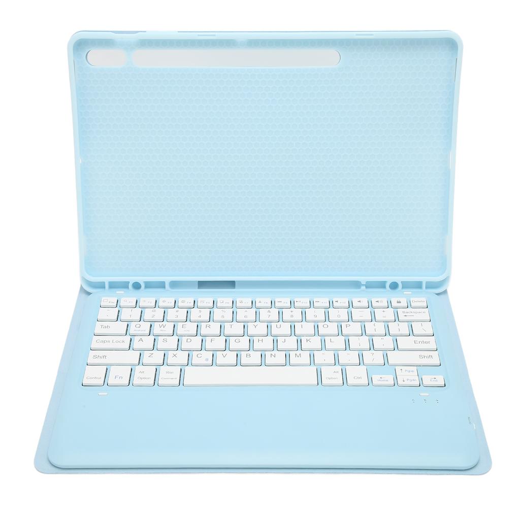 Tablet Keyboard Case for Galaxy Tab S8+ 2022 S7 FE 2021 S7+ 2020 12.4in Detachable Tablet Keyboard