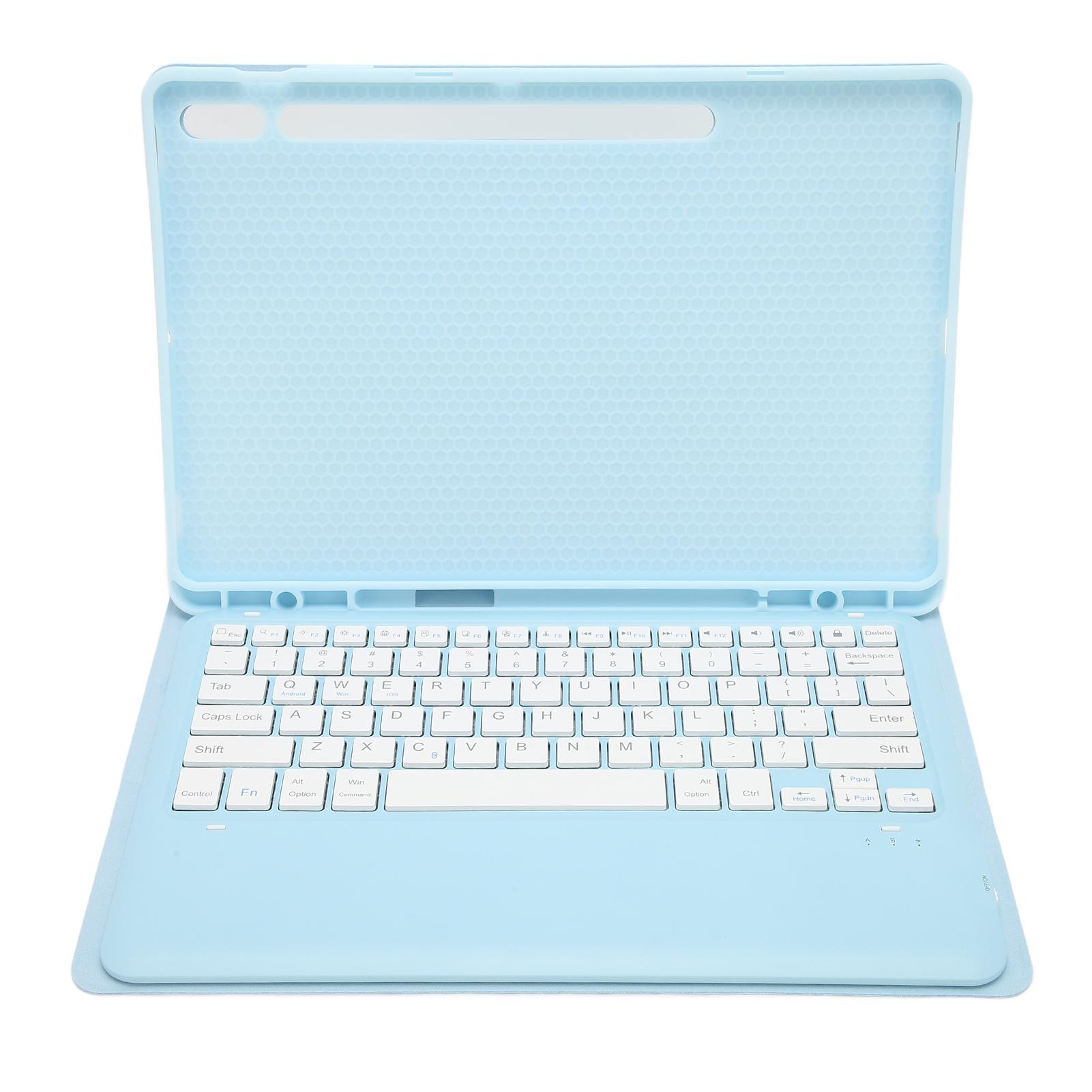 

Чехол-клавиатура для планшета Galaxy Tab S8+ 2022 S7 FE 2021 S7+ 2020 12,4-дюймовая съемная клавиатура для планшета