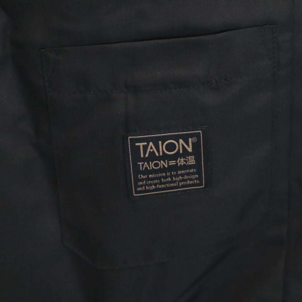 TAION Ripstop Stainless Collar Coat S Black Men's Used