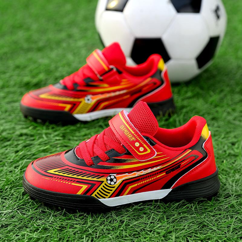 Professional Boys Broken Nails Velcro Lightweight Breathable Training Shoes Primary and Secondary School Students 2025 Fashion Trend Short Nail Sn