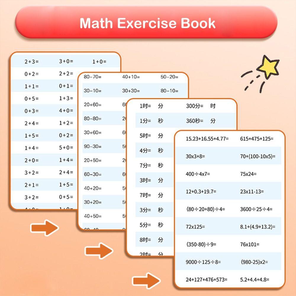 Toplama Çıkarma Aritmetik Alıştırma Kitabı Zihinsel Aritmetik Kitabı Matematik Eğitim Kitabı Çocuk