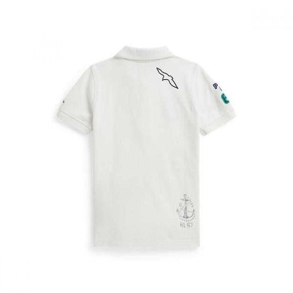 Polo Ralph Lauren Boys Cotton Mesh Graphic Polo Shirt 2 7 Years Cwpoknib8021595100