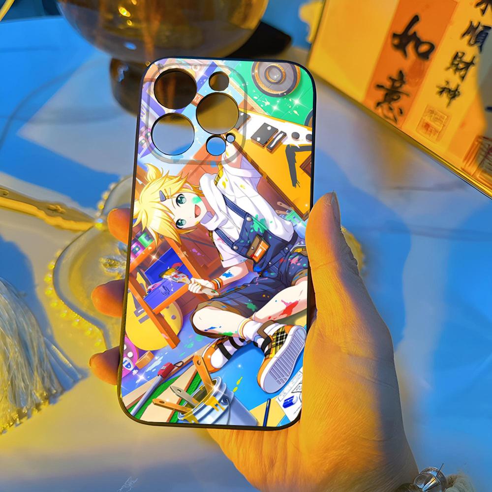 KagamineS Rin Len Phone Case Funda For Iphone 14 13 17 16 11 15ProMax 12 Pro Max Mini Xr Xs X 7 Plus Covers