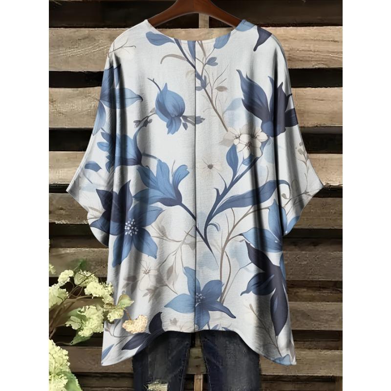 Women's Plus casual and comfortable full-body ethnic style floral branch  No accessories included