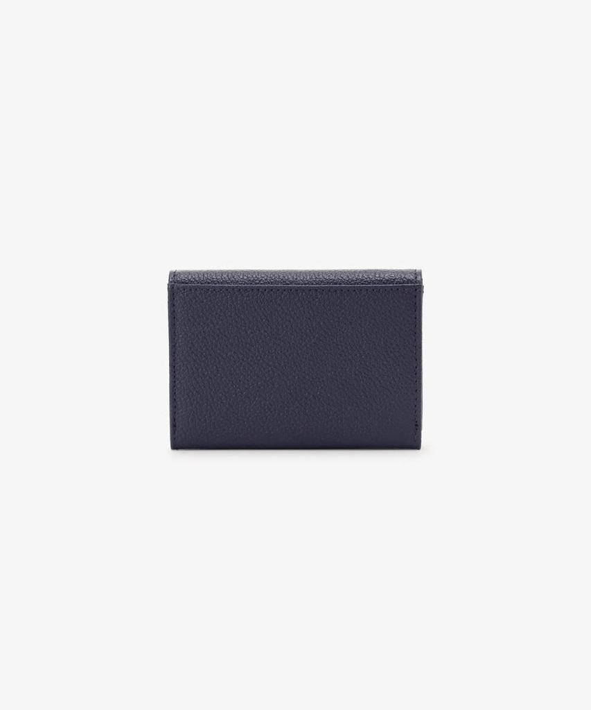 Afternoon Tea Living Business Card Case/Organizer HQ43, Genuine Leather Business Card Case with Flower Charm / Afternoon Tea PREMIUM, Navy