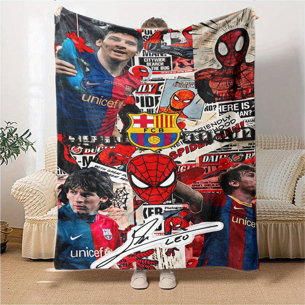 World Cup Celebration printed flannel breathable and warm blanket, a stylish home gift, suitable for home, office and bedspread use. 0713a36