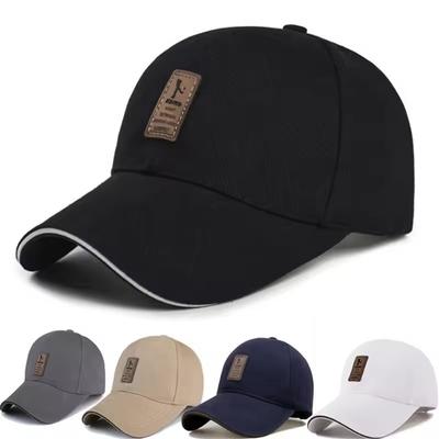 Korean Cotton Duckbill Cap for Men - Spring Baseball Hat for Outdoor Fishing and Travel