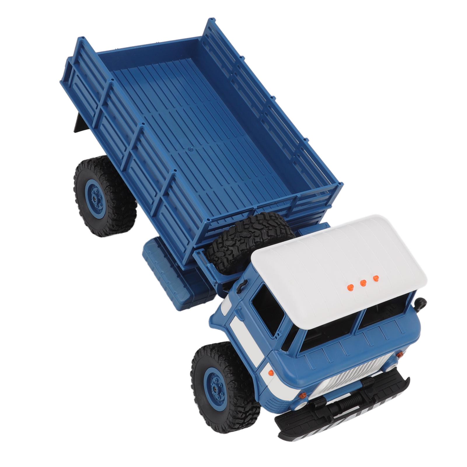 

RC Dump Truck Blue White 2.4G Remote Control 4WD High Speed Flexible Control RC Military Truck for Adults Kids
