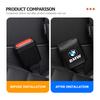 Leather Car Seat Belt Socket Cover Anti-collision Protection Cover Interior Accessories For BMW E46 E90 E60 F10 E39 F30 E36 E87 DA9