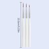 3Pcs/Set Acrylic French Stripe Nail Art Line Painting Pen 3D Tips Manicure Slim Line Drawing Pen Uv Gel Brushes Painting Tools