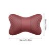 CRY1 Ice Silk Car Seat Neck Pillow Headrest Rest Support Cushion Pad For Mercedes Benz Amg A GLC GLA GLE W205 W212 X156 W166 Sticker