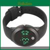 Stylish Digital Watch Multifunctional Waterproof Color Touch Screen Countdown Timer 12 24 Hours Sports Watch Black