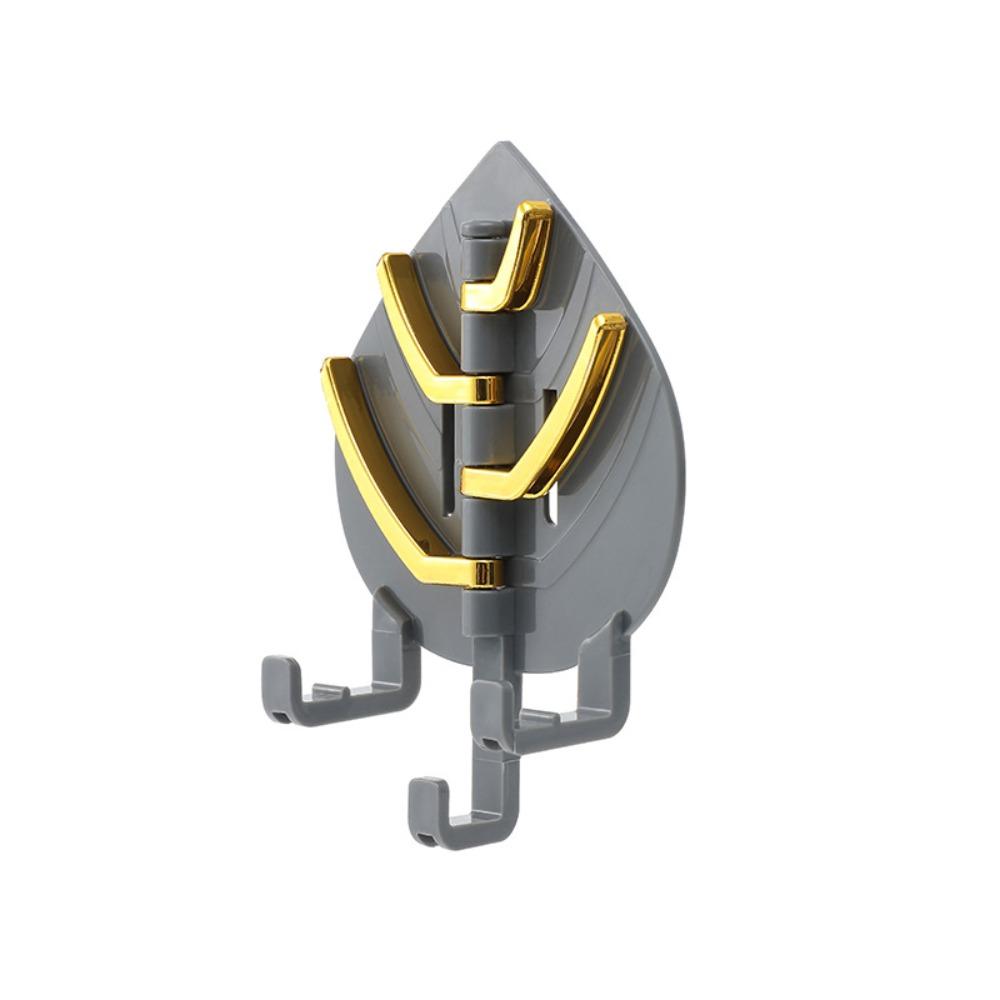 

3pcs Self Adhesive Clothes Hanger Waterproof Storage Rack Bathroom Organizer Door Hooks Jewelry Style 3