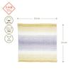Nishikawa Imabari Gauze Towel Handkerchief Towel 25x25cm Washable Cotton Pafeel Cotton Made with Happy Imabari Gauze Gentle Made in Yellow TT45801013