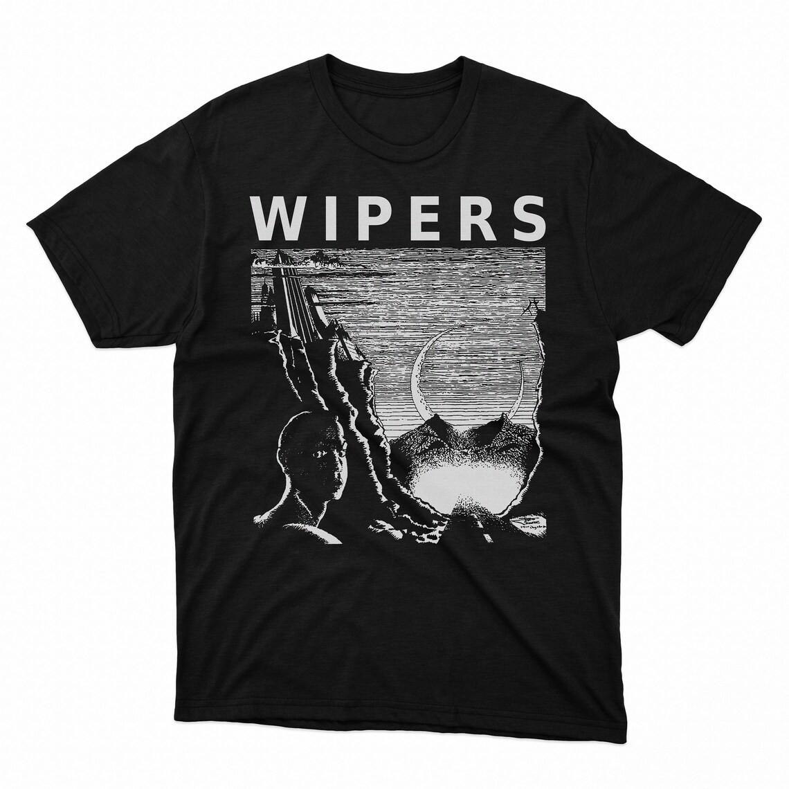 Футболка Wipers 70-е годы панк-рок, футболка Alien Boy L