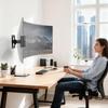WORLDLIFT Monitor Wall Mount Bracket, Wall Mount Monitor Arm, 49-inch compatible, 20kg load capacity, TV/Display Mount, VESA 75x75mm/100x100mm