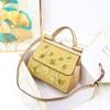 Women'S Bag Three-Dimensional Gold Silk Flower Handbag Light Luxury High Texture Women'S Bag Ladies Designer Bag
