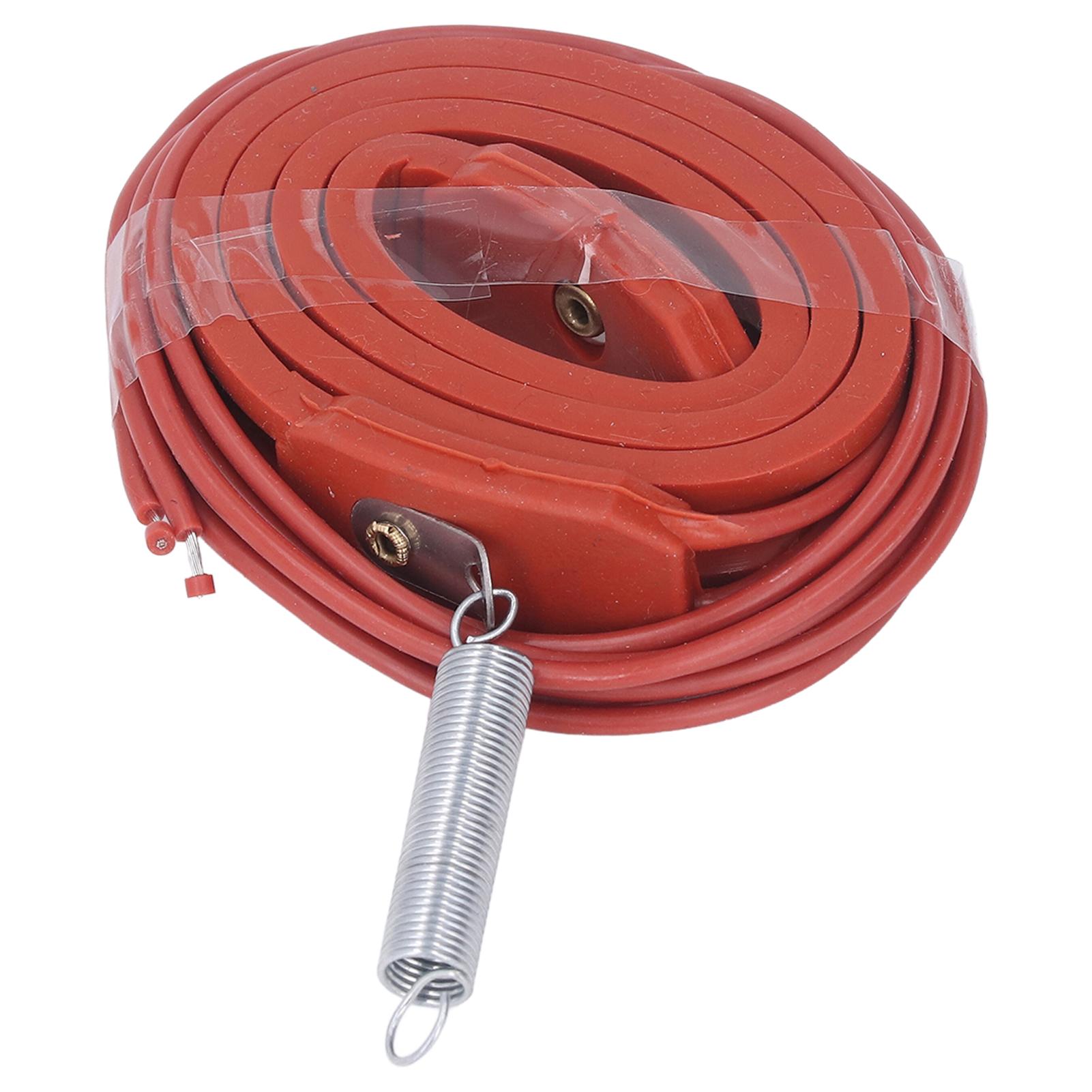 Silicone Heating Belt Flexible Waterproof Ni Cr Alloy Wire Silicone Rubber Heating Band for Pipeline 40W 220V Silica gel