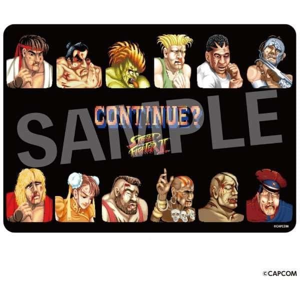 Использованный игровой коврик с иллюстрацией NT Street Fighter II CONTINUE?
