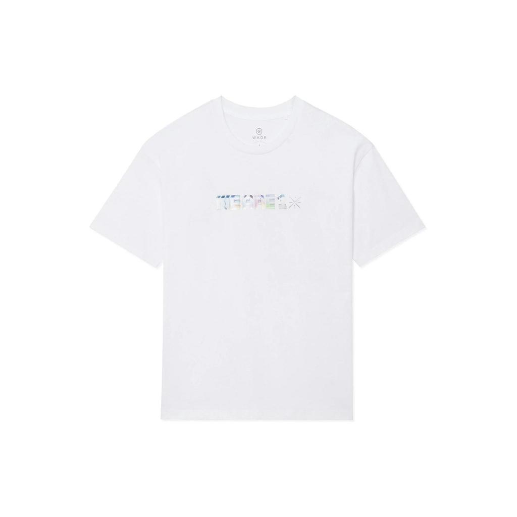 Li Ning X Glare, Li Ning X Glare Collaboration, Wade Collection T Shirt Unisex White AHSS643-2