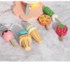 Babyspielzeug Simulation Eis Holzspielzeug Set für Rollenspiele Küchenset für Rollenspiele Küchenessen Baby Säugling