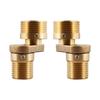 2 Bucăți Adaptor Robinet Duș Rezistent la Coroziune Reglaj Unghiular Îngroșat Cupru Unghiular Picior Curbat Accesorii Baie