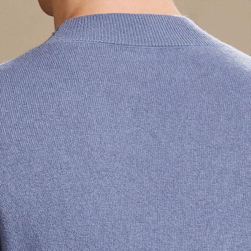 Antonio Men's Cashmere Blend Semi-High Collar Pullover Sweater