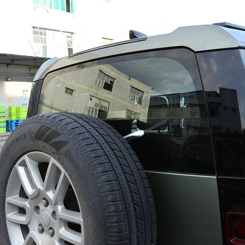For Land Rover Defender 90 110 -22 ABS Car Rear Window Wiper Blade Cover Rear Windshield Wiper Trim Stickers Car