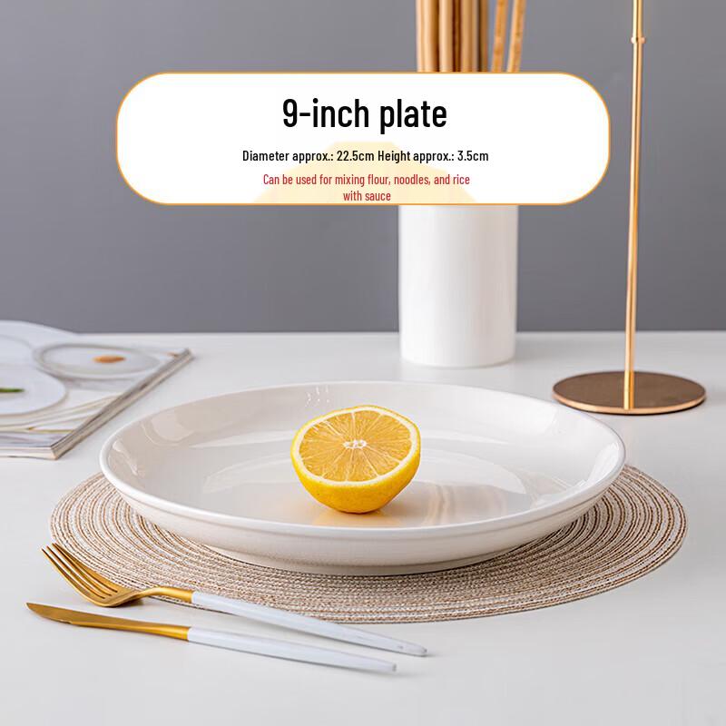 

Zhishi Ceramic Round Dinner Plates