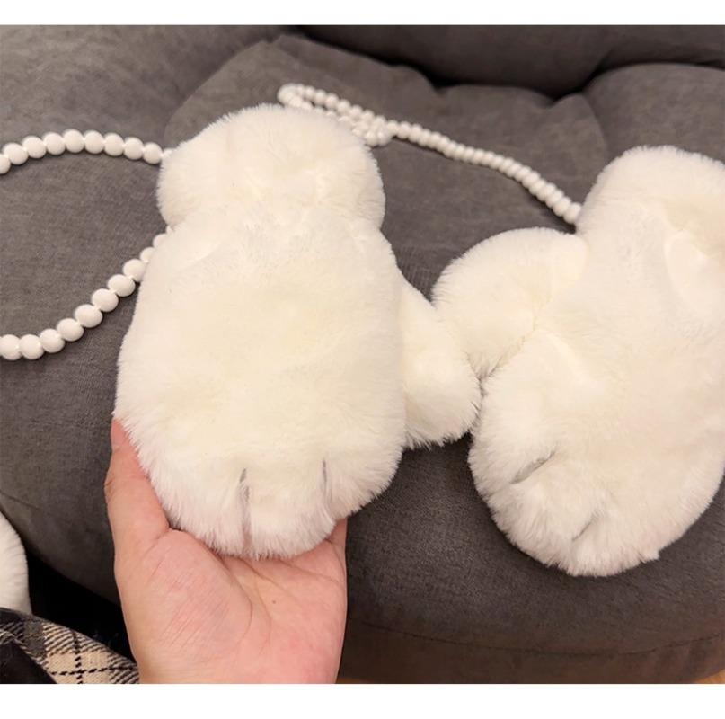 Lovely Cat Animal Hat Faux Fur Hooded Scarf Winter Thickened Cute Furry Ears Paw Gloves Hoodie Beanie Cap for Women Girls Lolita