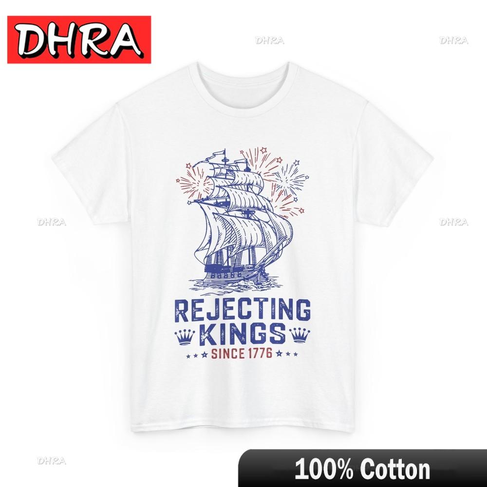 

Rejecting Since 1776 Shirt 4th of July American Flag USA TShirt Tshirts Women Retro Comfy Fresh Tee Shirt Rap Vacation Outfit S