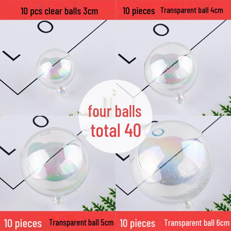 100pcs Cake Toppers: Gold, Silver, and Colorful Balls for Birthday Party Decorations