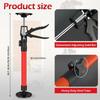 2PCS Adjustable Support Poles for Ceiling Cabinet Mounting Height Ranges 12 to 24 Inches Featuring Easy rotations Angle Adjustment Efficient Work.