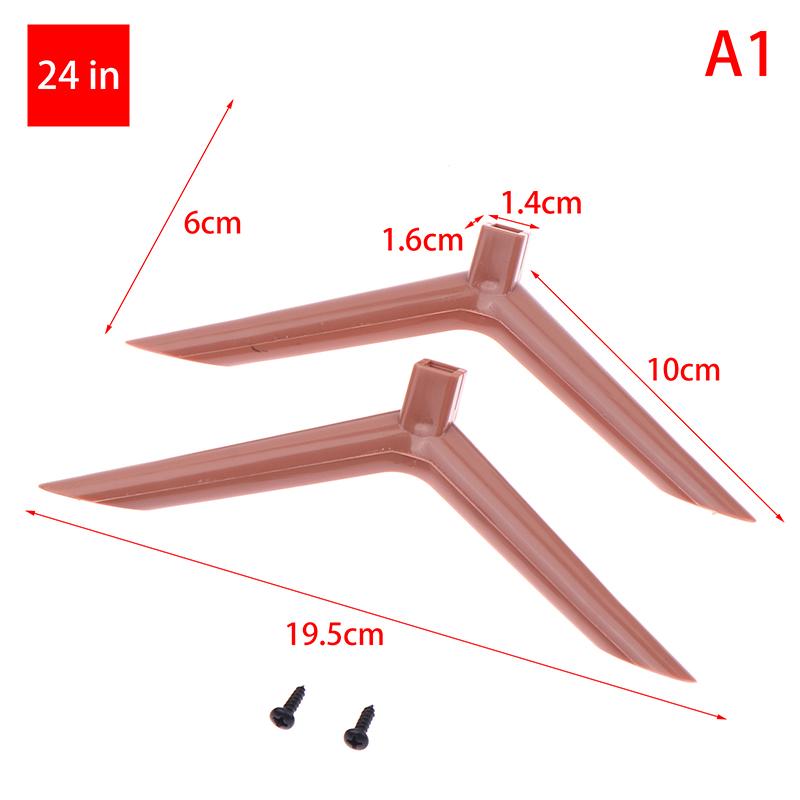 1Pair Stand For Tv Stand Legs 24 32 40 Inch Tv Stand For Tv Legs Replacement Tv Legs With Screws Universal Pedestal Stands