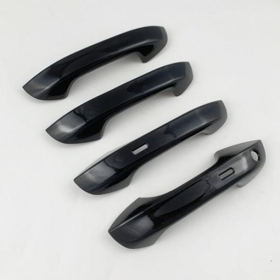 Gloss Black Car Door Handle Covers Trim For Volkswagen Golf 8 Mk8 GTI -2024