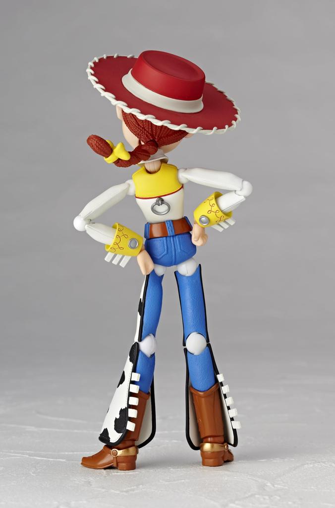 Kaiyodo Revoltech Toy Story Jesse Výška 145 mm malovaná pohyblivá figurka ver. 1,5 cca. PVC&ABS bez vodního kamene