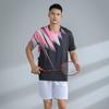 Quick-Dry Badminton Sport Set Men Women Athletic Wear Tennis Volleyball Table Uniform With Number Printing