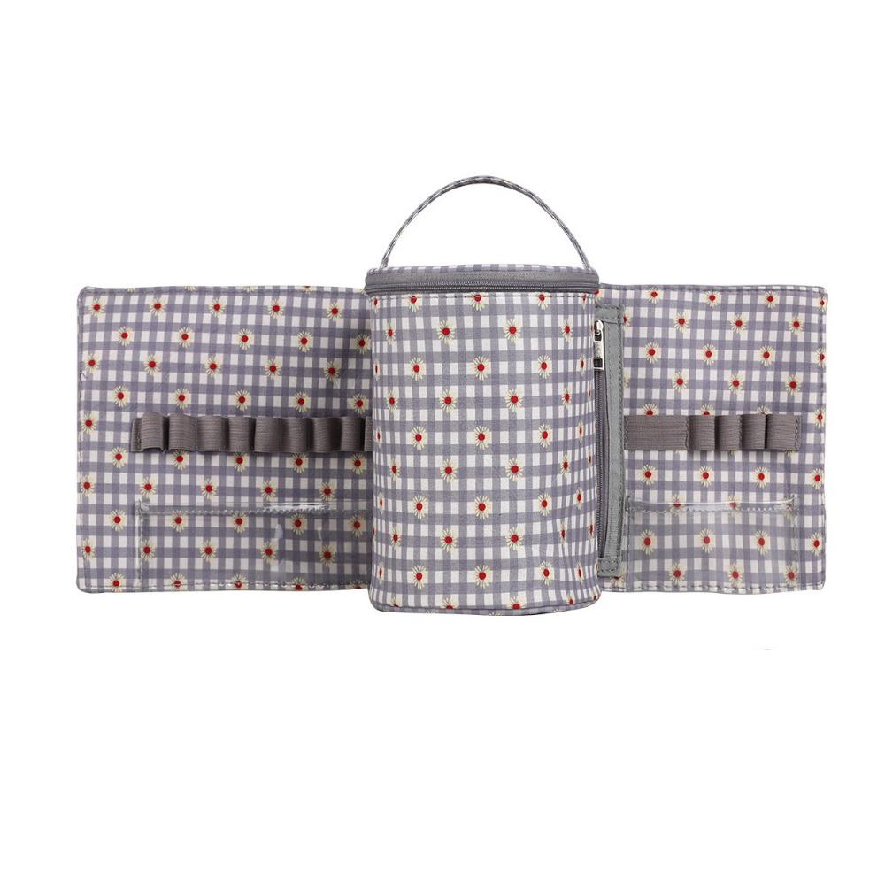 

Large Capacity Knitted Wool Bags Empty Knitting Needles Bag Fashion Yarn Storage Bag Wool Hooks серый