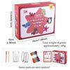 Pre-Punched Pieces Sewing Craft Set Cartoon Pattern Felt Ornament Kit  Kids Sewing Kit