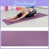 6mm Yogamat Positielijn Antislip Tapijtmat Beginner Milieu Fitness