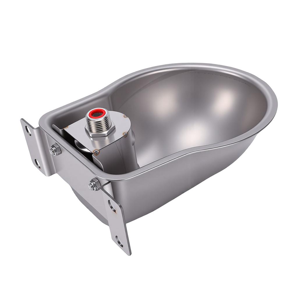 Automatic Sheep Water Bowl Stainless Steel Livestock Waterer Water Dispenser for Sheep Goat Calf
