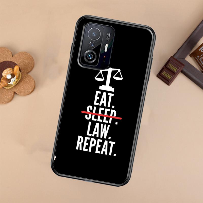 Lawyer Judge Pattern Art Case For Xiaomi POCO X7 X6 Pro X3 X5 M6 F3 F5 F6 Pro 11T 12T 13T 14T Pro 13 14 Ultra Cover