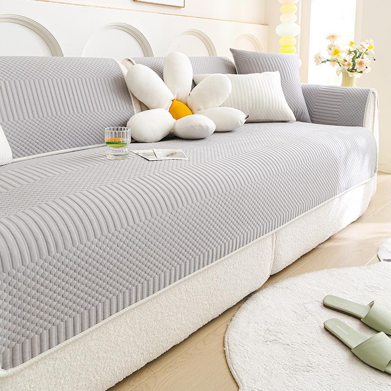 Sofa Cover  New Summer Combination Sofa Universal All-Inclusive High-End Sofa Cover Cool Sofa Cushion