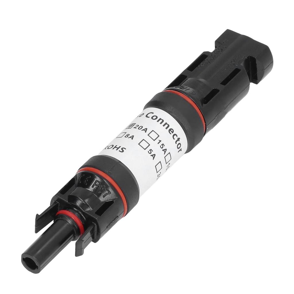 Solar PV Sicherungshalter PPO Messing Photovoltaik Stecker mit Selbstverriegelungssystem DC 1000V20A